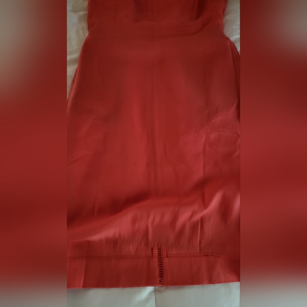 J.Crew dress linen orange size 4nwt - Picture 15 of 16